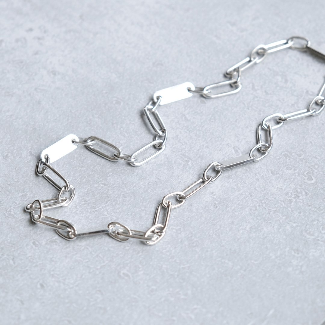 Bold Chain Men's Necklace Silver 925 - 项链 - 其他金属 银色