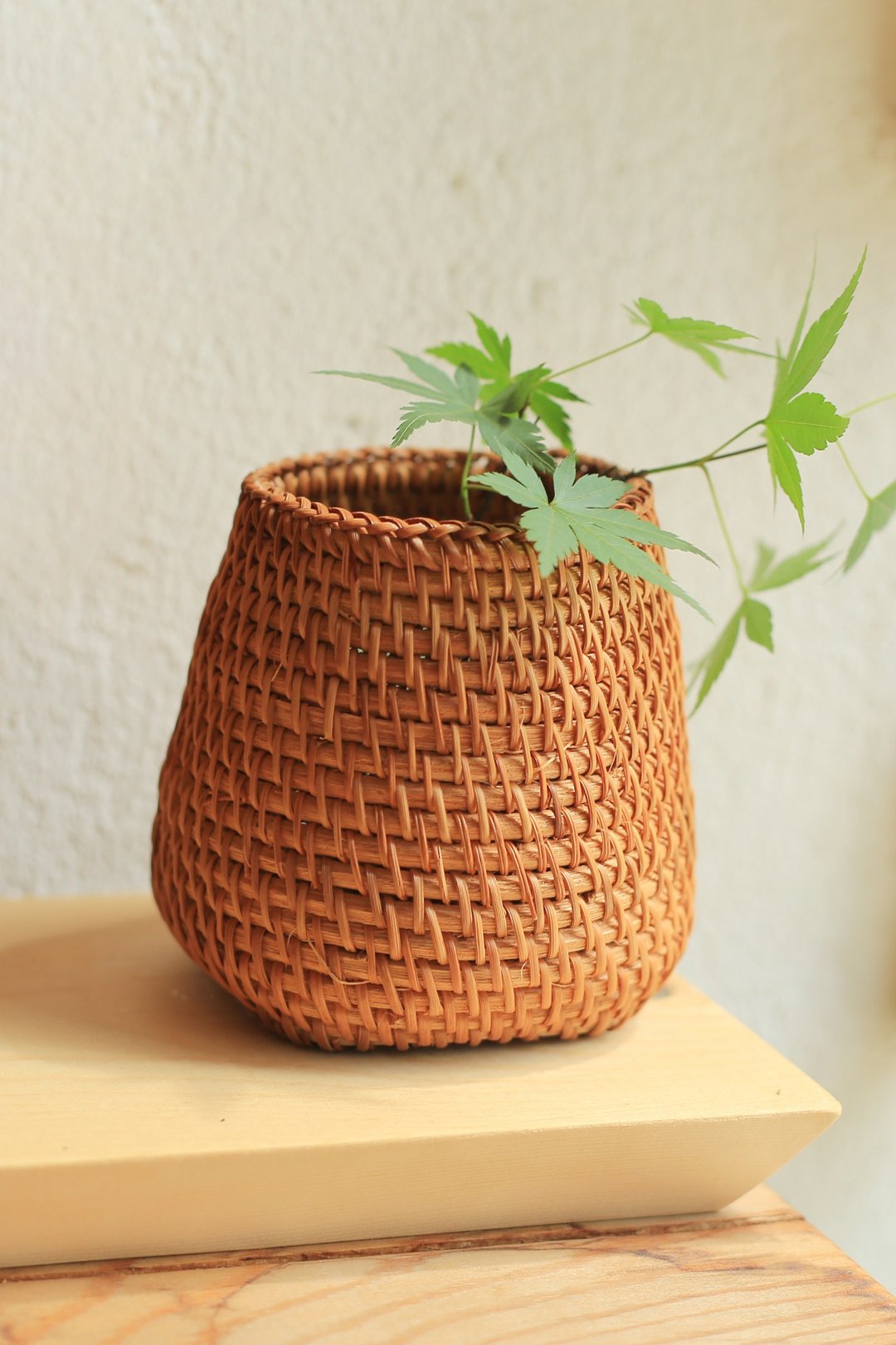 藤编系列 | 茶具锥筒 笔筒 | 花器 多用收纳筒 | 天然秋藤 - 收纳用品 - 植物．花 