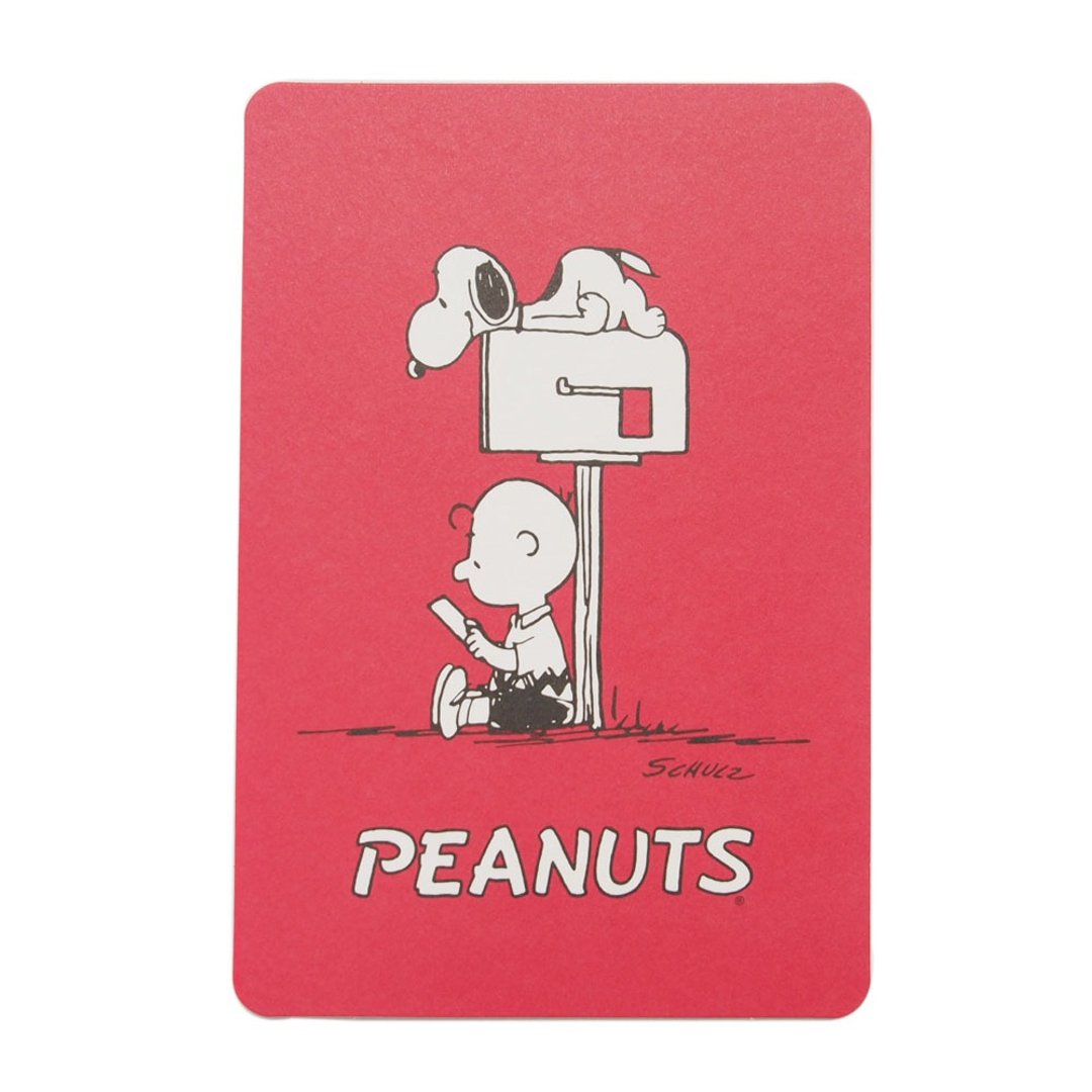 Snoopy日本明信片(加厚版) 信箱【Hallmark-Peanuts多用途】 - 卡片/明信片 - 纸 红色