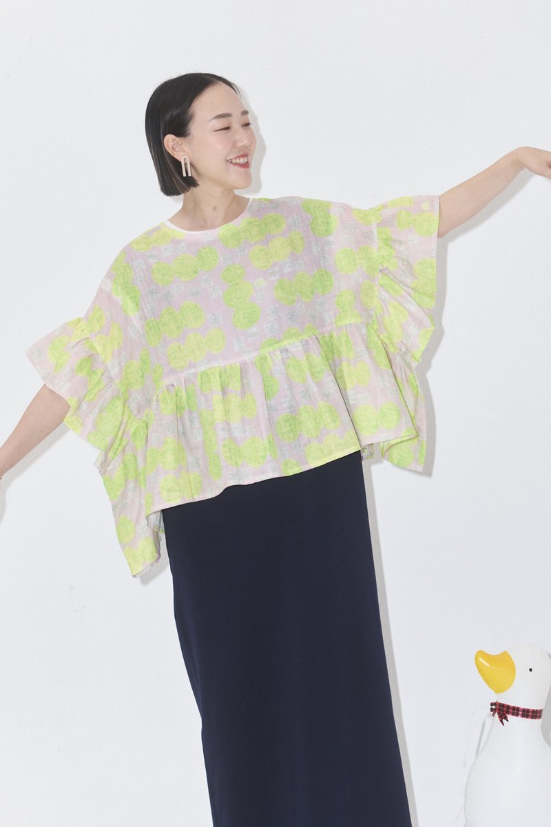夏季日常服_蝴蝶_taro - 女装上衣 - 棉．麻 