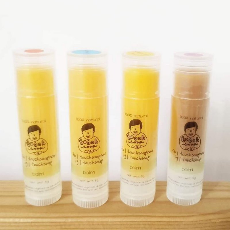 香喷喷润唇膏 (甜橙) - 唇部保养 - 植物．花 粉红色