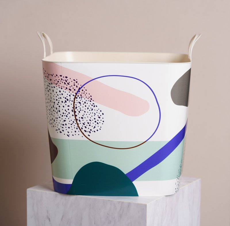 日本 Stacksto X TRICOTÉ 联名收纳篮 (宝石) - 收纳用品 - 塑料 多色