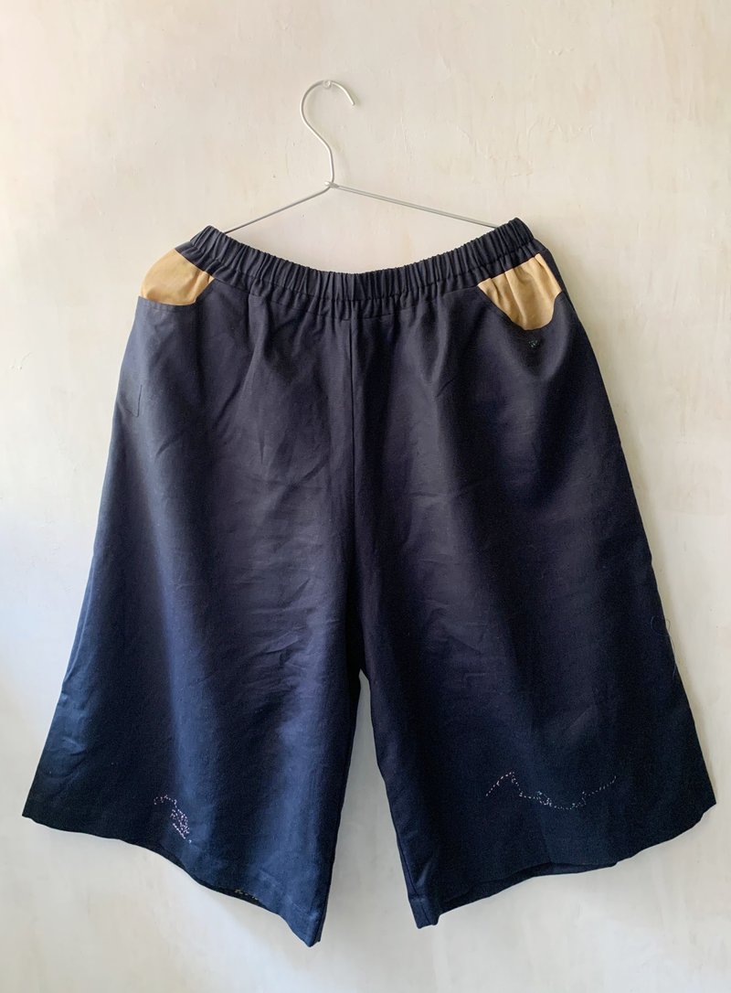 裤裙--自由抽象的宽度 - 中性裤装 - 棉．麻 