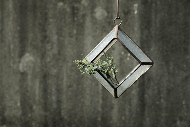 框景 | 菱形空气挂件 - 摆饰 - 玻璃 透明