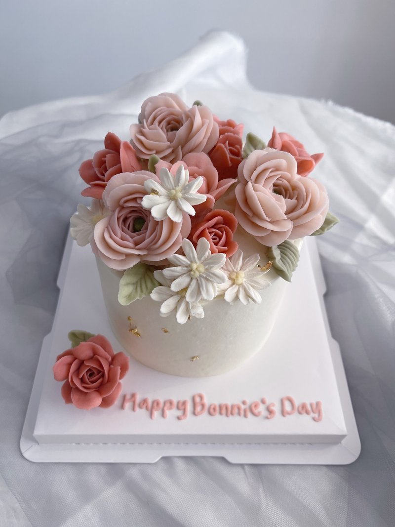 【定制化】韩式裱花蛋糕 - 蛋糕/甜点 - 新鲜食材 