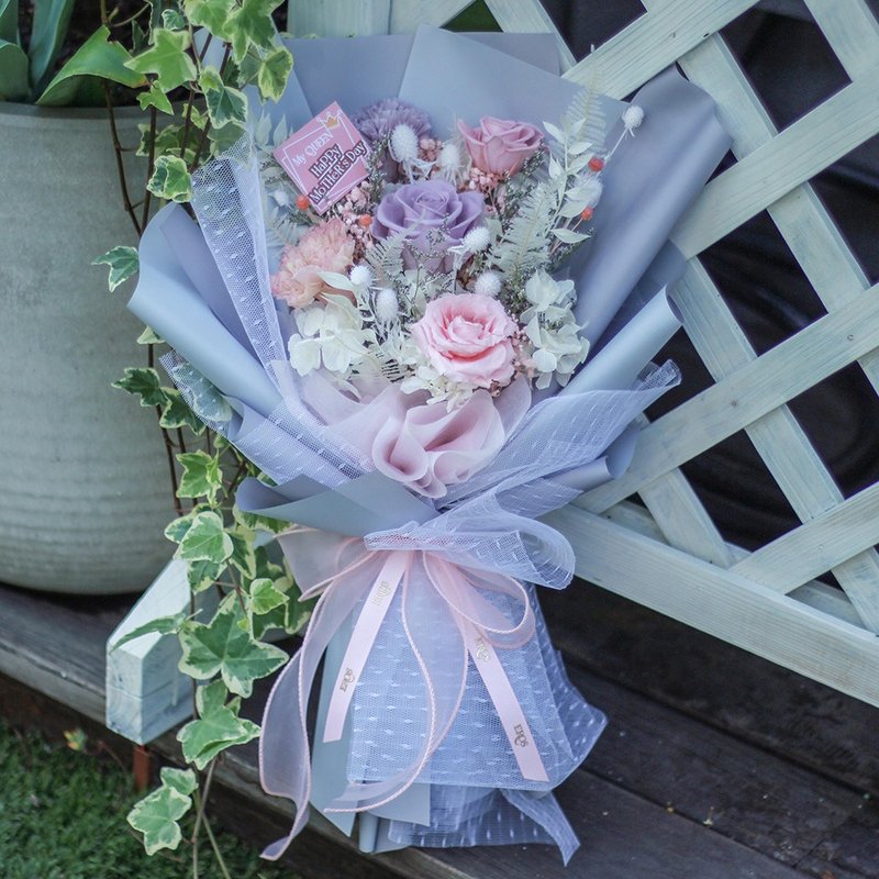 康乃馨花束 永生花束 母亲节礼物 - 干燥花/捧花 - 植物．花 多色