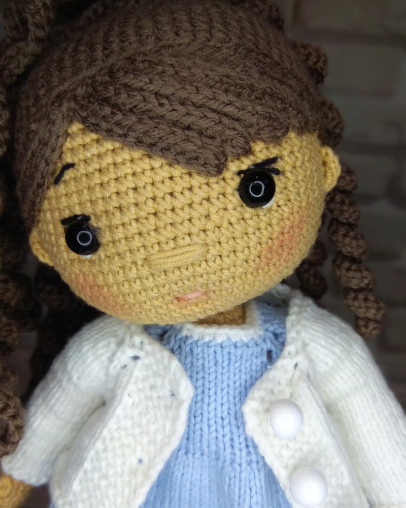 穿衣娃娃、室内娃娃、艺术娃娃手工制作 - 玩具/玩偶 - 棉．麻 多色