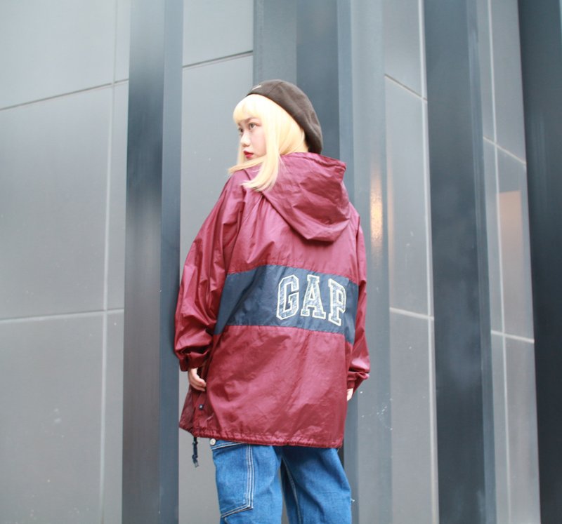 Back to Green::防风半拉 GAP //vintage// - 男装外套 - 尼龙 