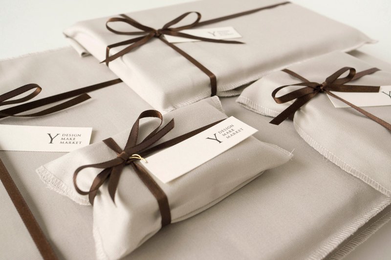 Limited for Customers |  Original Gift Rapping bag - 包装材料 - 棉．麻 灰色