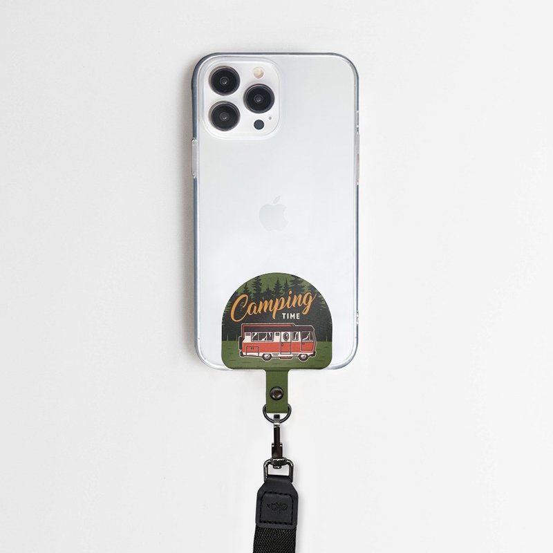 设计造型手机挂绳夹片 - Camping Time - 挂绳/吊绳 - 其他材质 