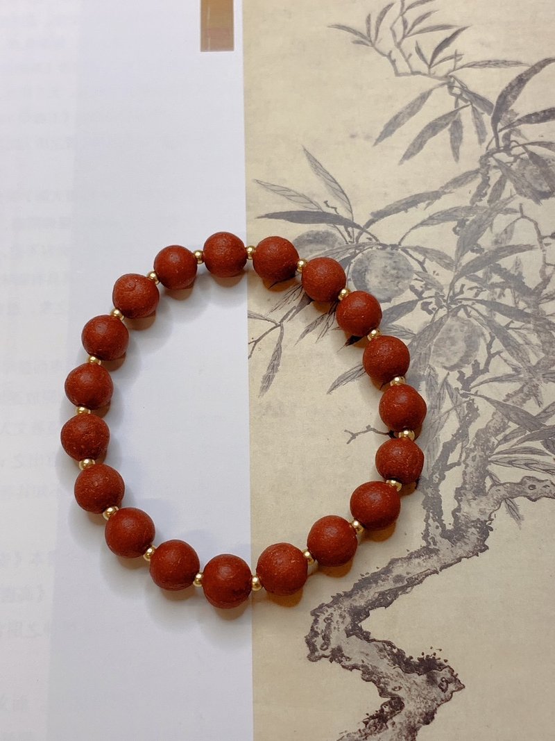 东方芯韵|无忧香方天然手作|朱砂合香手串|出行平安 诸邪退散 - 手链/手环 - 植物．花 