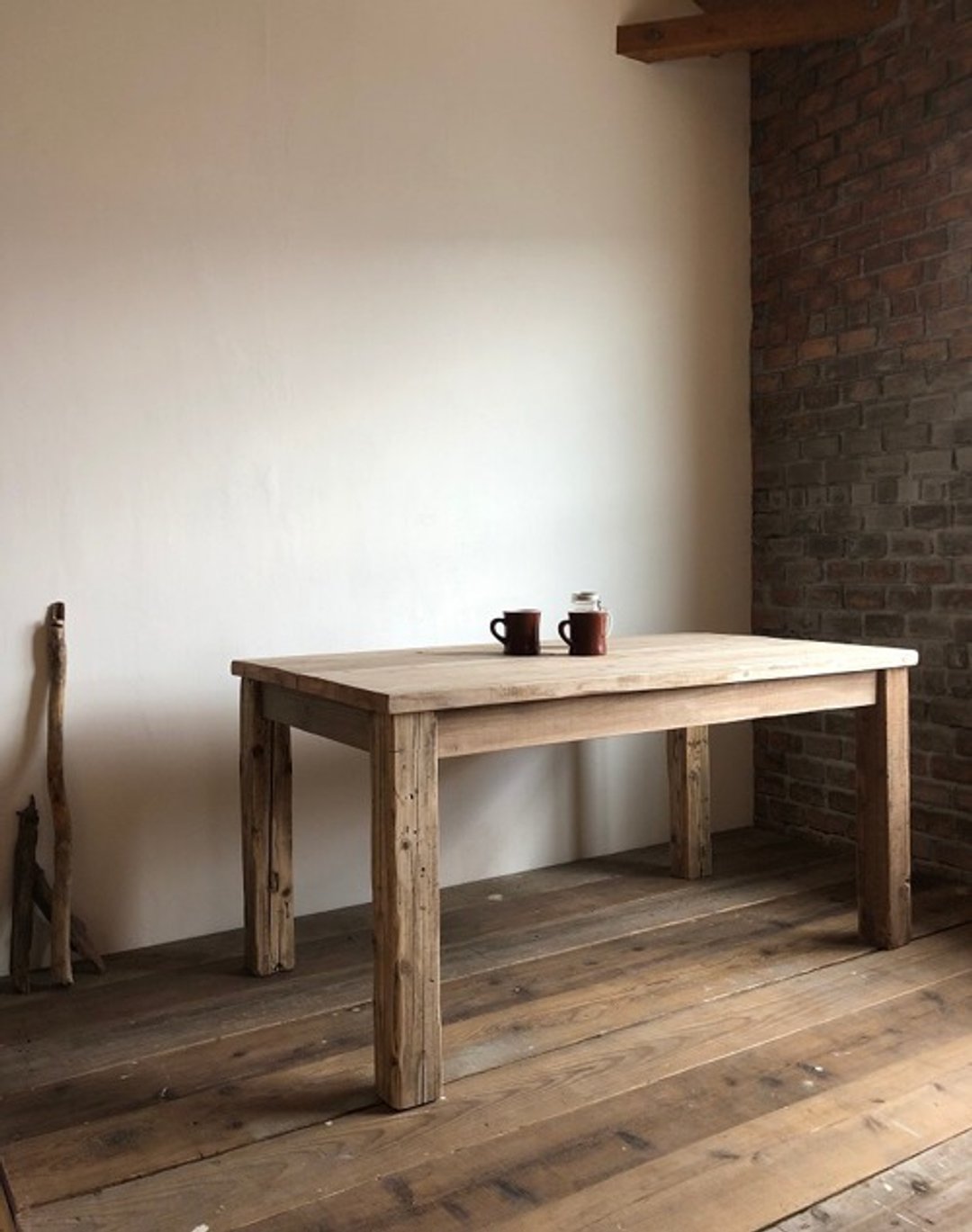 Limited Quantity OWT-140 Old Wood Table Dining Table Desk Work Desk Cafe Table Workbench Desk - 摆饰 - 木头 