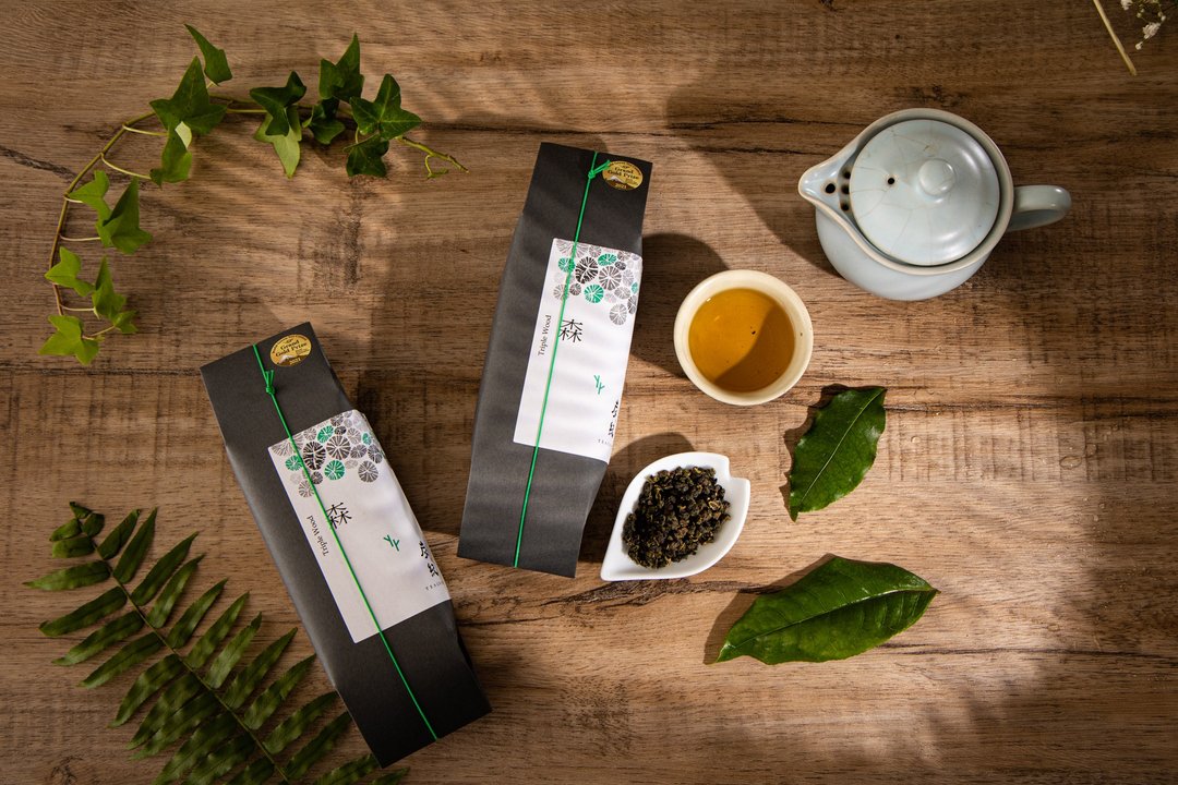苍灰古韵/森TripleWood~台湾乌龙茶~松柏长青茶~栀子花香 - 茶 - 纸 绿色