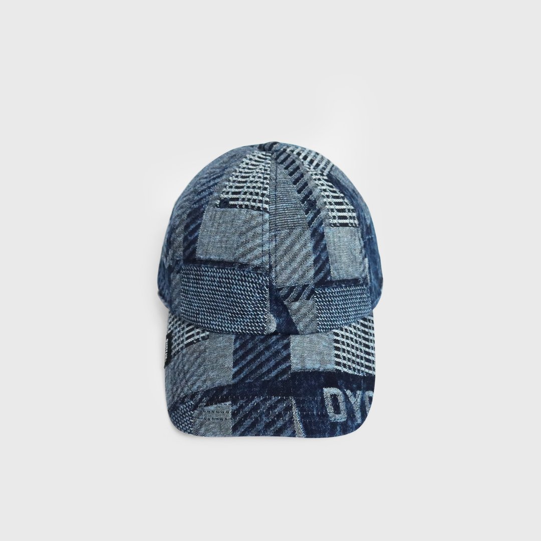 DYCTEAM - RE:FORM - Logo pattern cap (blue) - 帽子 - 其他材质 蓝色