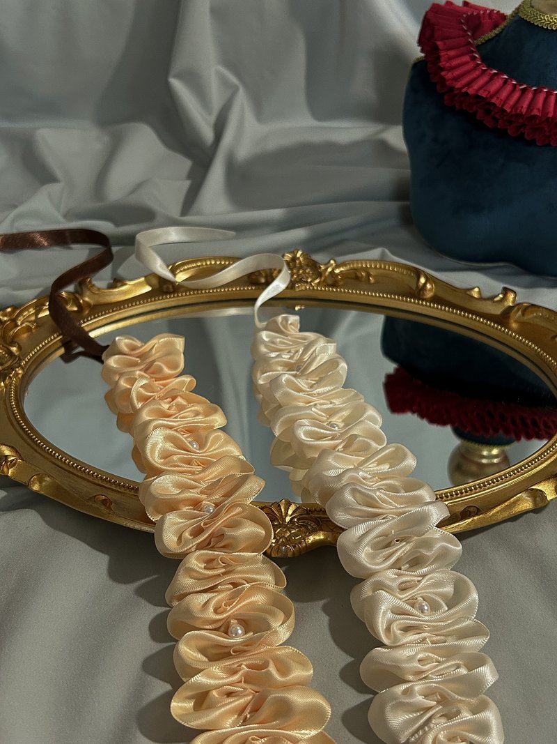 Satin Necklace | 缎带の曲奇饼宠物项链 - 衣/帽 - 聚酯纤维 