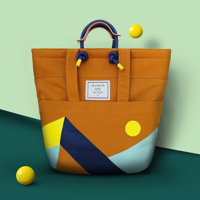 Swift rolling backpack - yellowstone - 后背包/双肩包 - 棉．麻 黄色