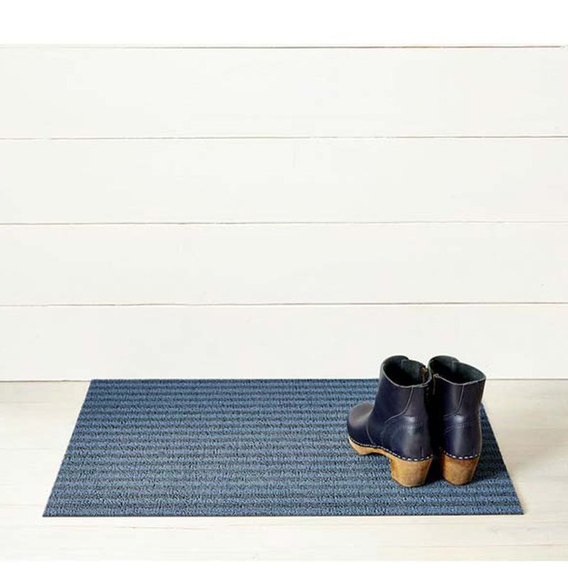 Breton Stripe系列脚踏地垫-46X71CM-BLUEBE/蓝莓色 - 地垫/地毯 - 塑料 蓝色