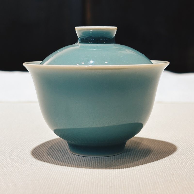 自慢监制 不言美器 青瓷 风铃 盖杯 - 茶具/茶杯 - 瓷 