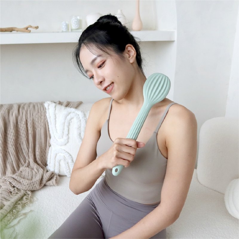 居家拍痧棒【经络养生拍痧棒】日常舒压 清除沉积压力 - 运动/健身用品 - 硅胶 绿色