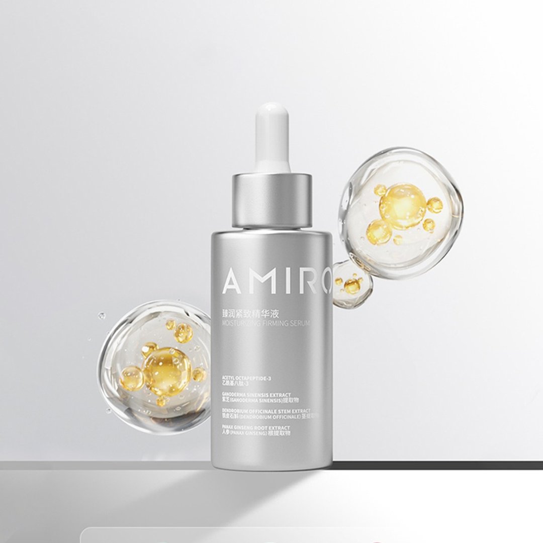AMIRO BEAUTY 臻润紧致精华液 30ml - 精华液/安瓶 - 其他材质 银色
