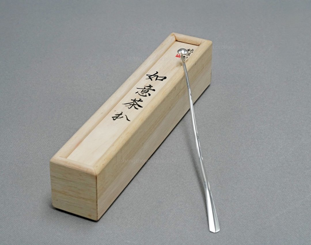 尚帧品 如意茶扒 纯银茶拨 纯银9999纯手工 纯银茶道具 - 茶具/茶杯 - 纯银 