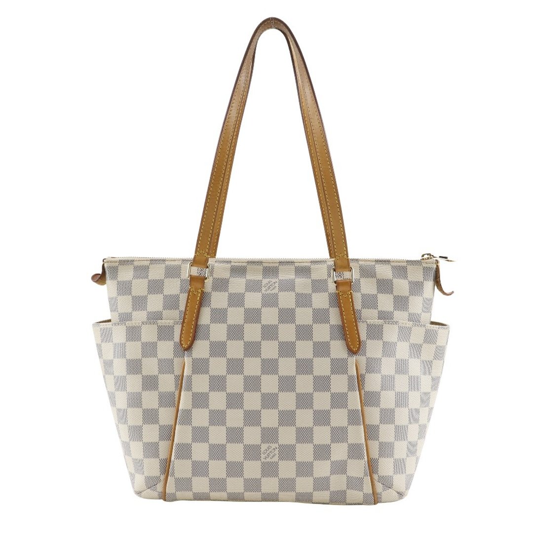 【日本直送】路易威登 LOUIS VUITTON Totally PM 托特包 N41280 Damier Azur 帆布 白色 TJ4154 【二手】 - 手提包/手提袋 - 人造皮革 白色