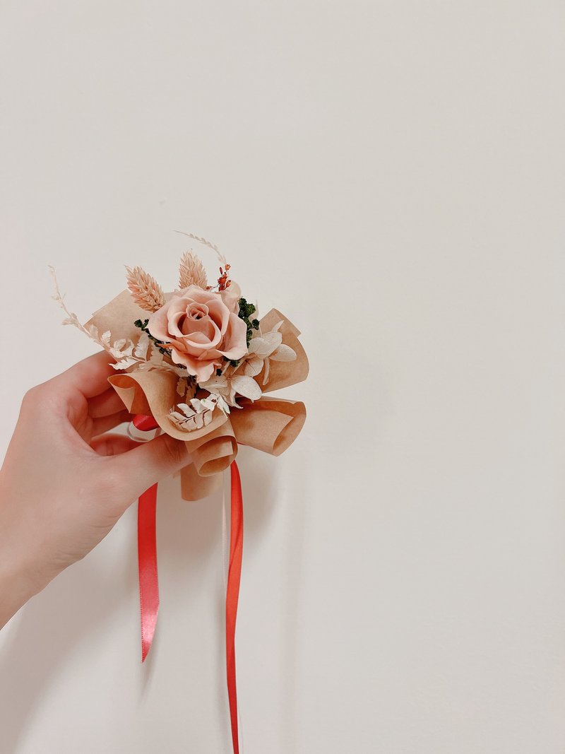 迷死人小花束 - 干燥花/捧花 - 植物．花 粉红色