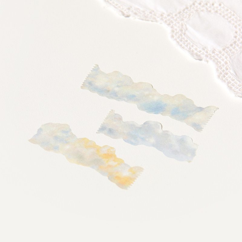 积云造型切割和纸胶带 - 纸胶带 - 纸 灰色