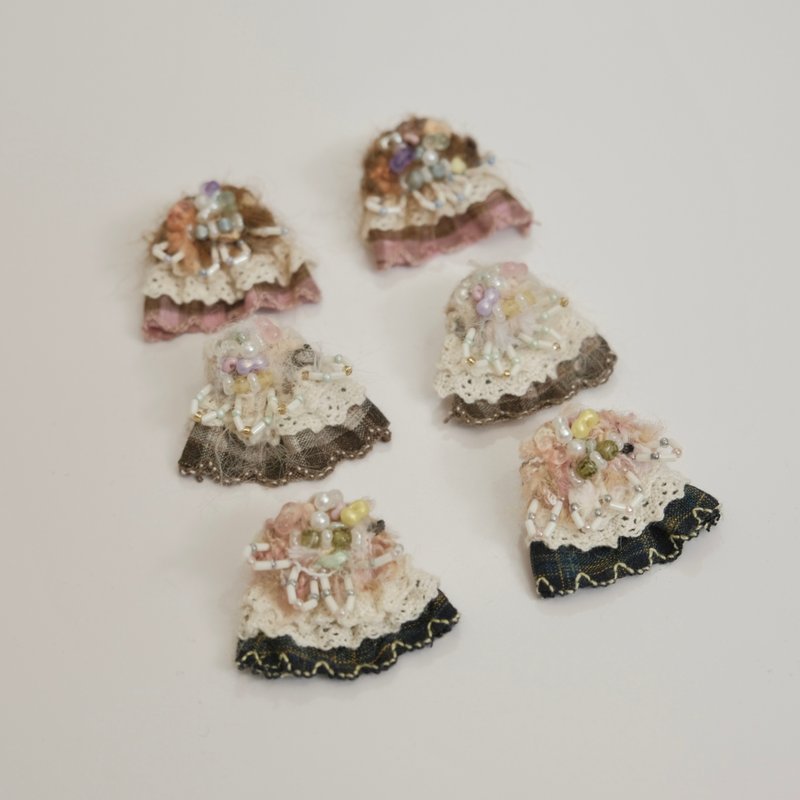 美好年代・旧时珠光 - 耳环/耳夹 - 其他材质 