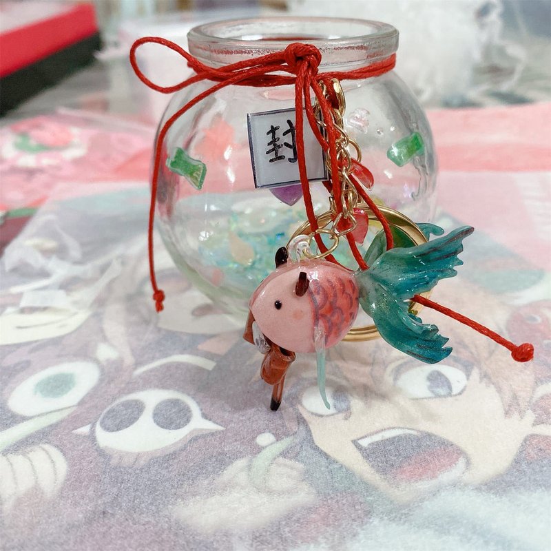 手工自制地缚少年花子君八寻宁宁鱼形态鱼缸挂件可爱摆件生日礼物 - 摆饰 - 塑料 
