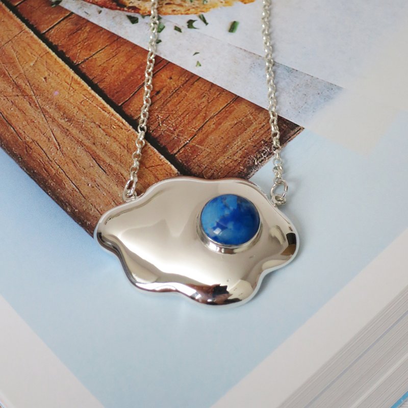 Cloud in the sky 我是天空的一片云 纯银项链 - 项链 - 其他金属 银色