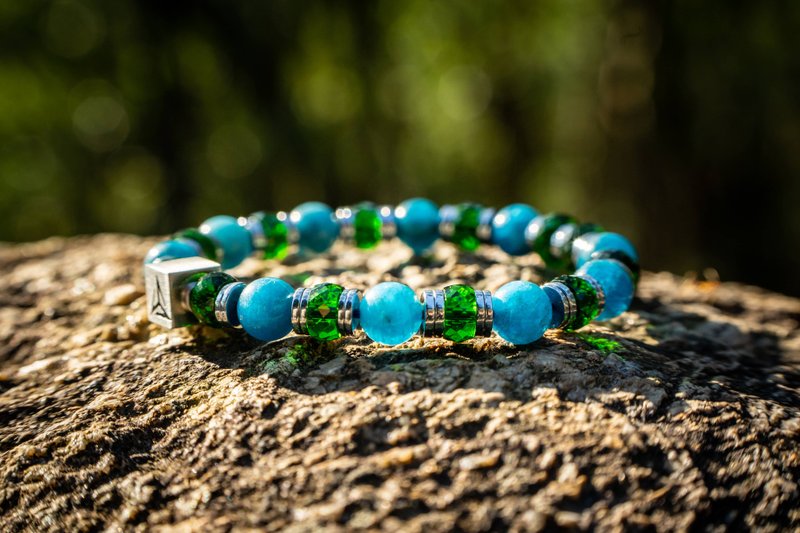 【尼禄】 |  磷灰石  |  水晶手链 - 手链/手环 - 水晶 