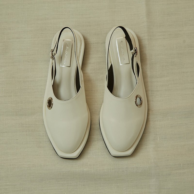 Coco Sandals - Milk - 女款休闲鞋 - 人造皮革 白色