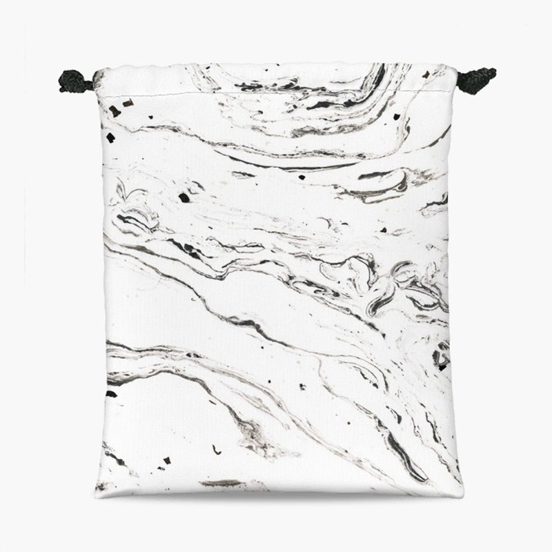 Drawstring Pouch - 束口袋 - 6 feet under marble - 化妆包/杂物包 - 其他材质 