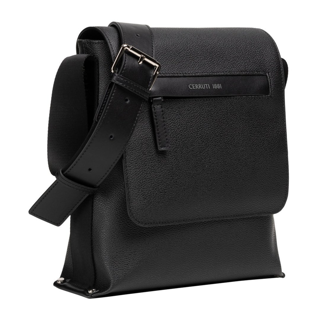 CERRUTI 1881 限量2折 意大利顶级肩背包 全新专柜展示品 - 侧背包/斜挎包 - 聚酯纤维 黑色