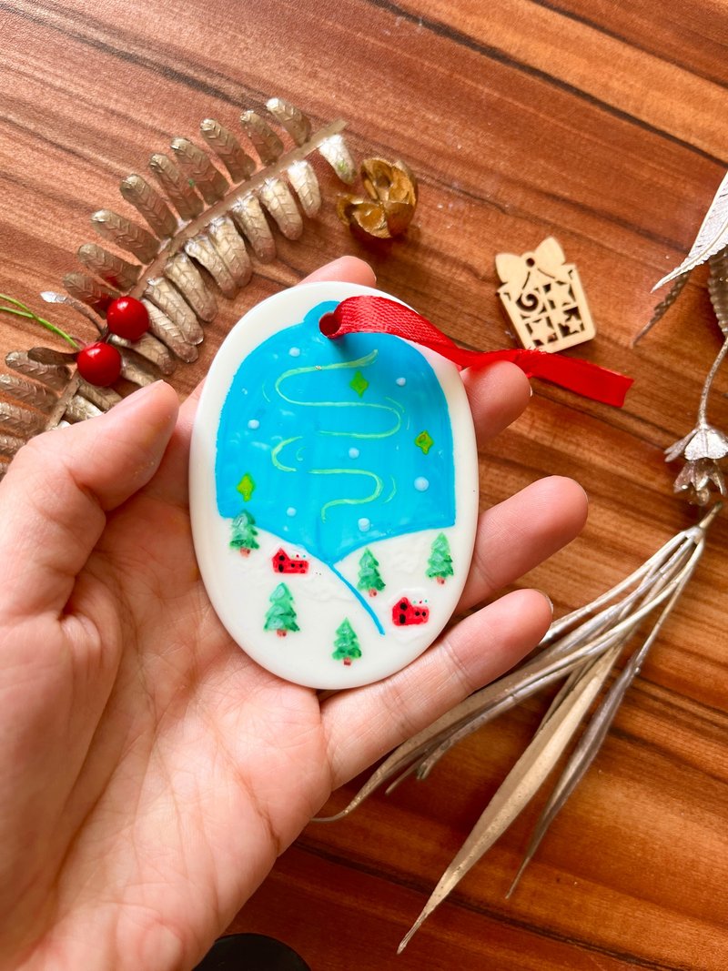 手绘陶瓷圣诞装饰 (圣诞镇) - 摆饰 - 瓷 多色