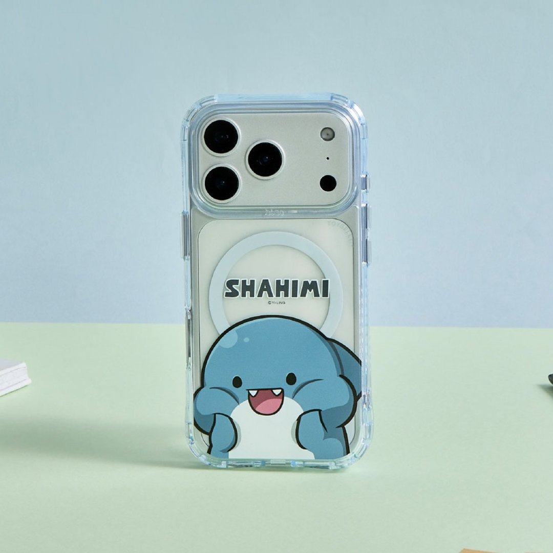 鲨西米托腮甜笑抗黄防摔 MagSafe iPhone 手机壳 - 手机壳/手机套 - 塑料 多色