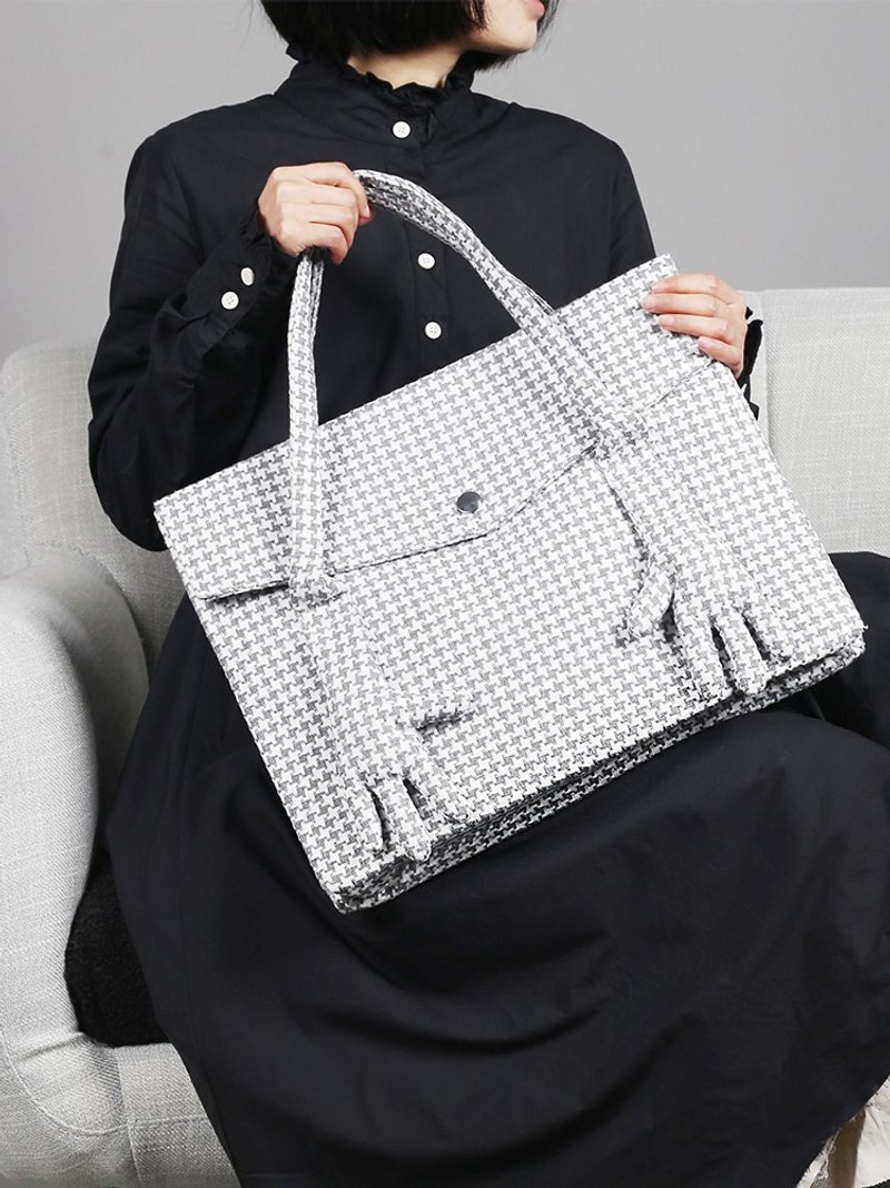 织布云原创设计笔记本电脑包13.3-15.6寸macbook手提托特包女小手 - 电脑包 - 其他人造纤维 多色