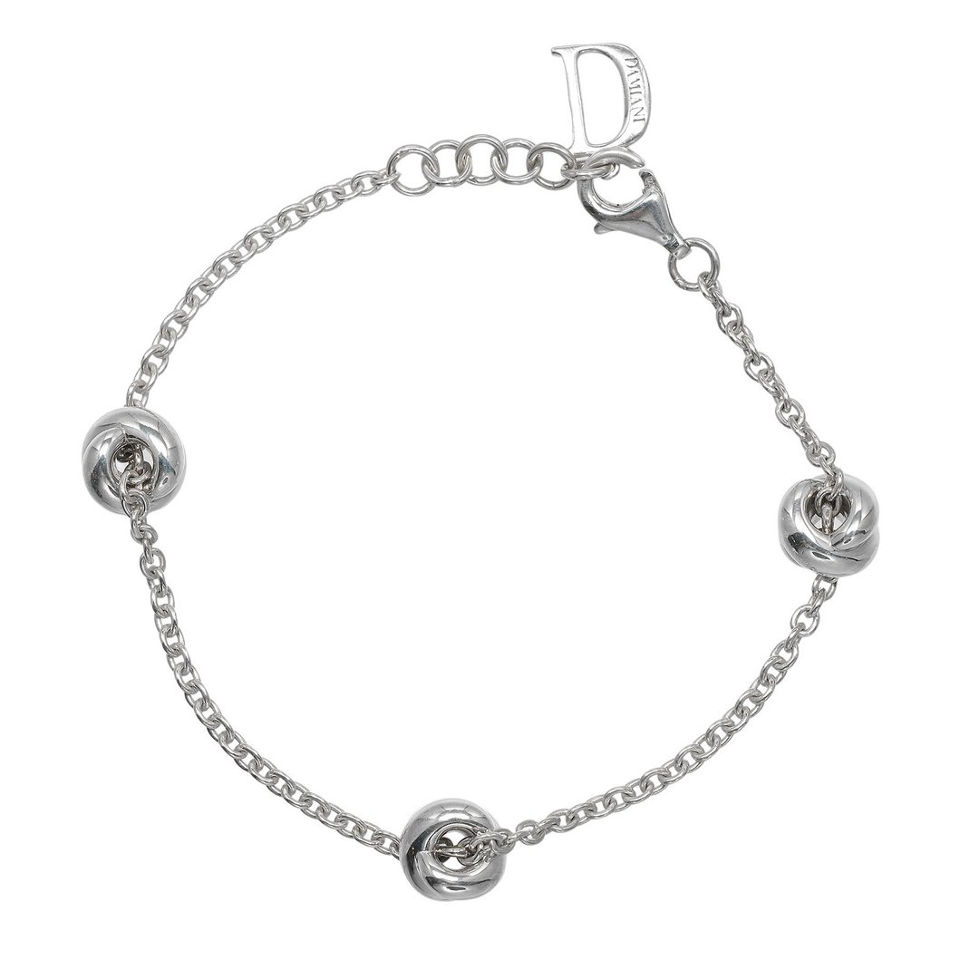 【日本直邮】Damiani 手链 银 925 约 10g 【二手】 - 手链/手环 - 银 银色