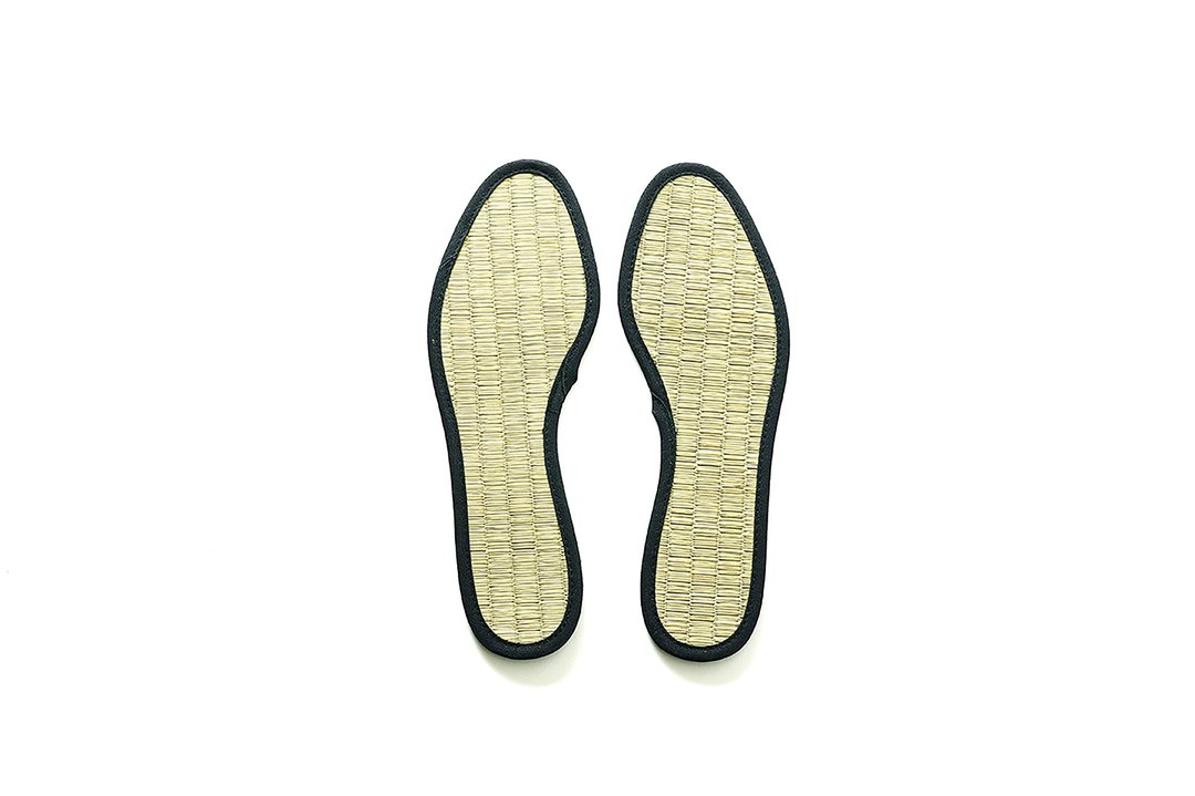 Tatami insole Japanese made in Kyushu Igusa Insoles Upcycle Sustainable Put in - 鞋垫/周边 - 其他材质 绿色