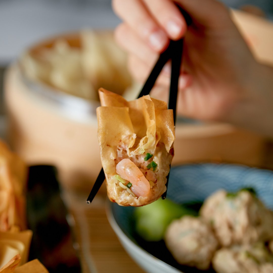 原味时代【低醣千张饺】高丽菜虾仁千张饺(16颗/盒) - 熟食小吃 - 新鲜食材 咖啡色