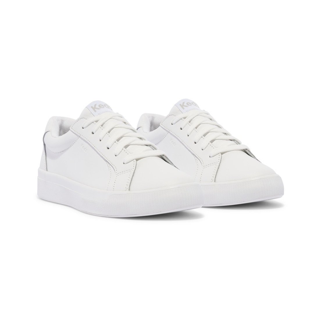 KEDS PURSUIT LEATHER 经典绑带皮革休闲鞋 WH67808 - 女款休闲鞋 - 真皮 