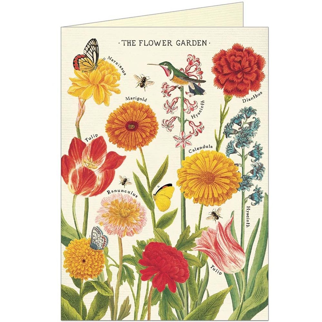 Cavallini & Co.  GREETING CARD 万用卡(大)_花园 - 卡片/明信片 - 纸 多色