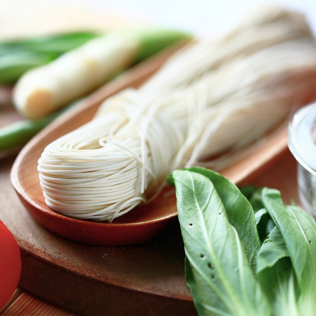 有机长寿面线 250g 全素 - 面/面线/米粉 - 新鲜食材 白色
