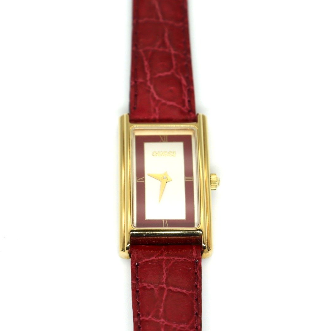 Gucci 古董手表 - 00920 - 女表 - 其他材质 红色