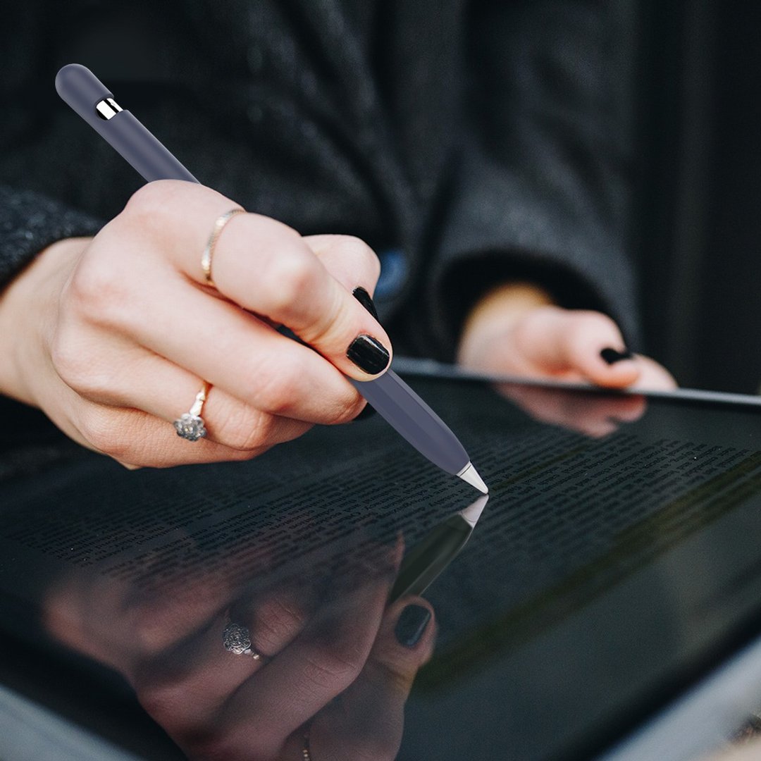 Apple Pencil 1代 超薄硅胶保护套 - 单色款(附充电转接头防丢线) - 其他 - 硅胶 多色