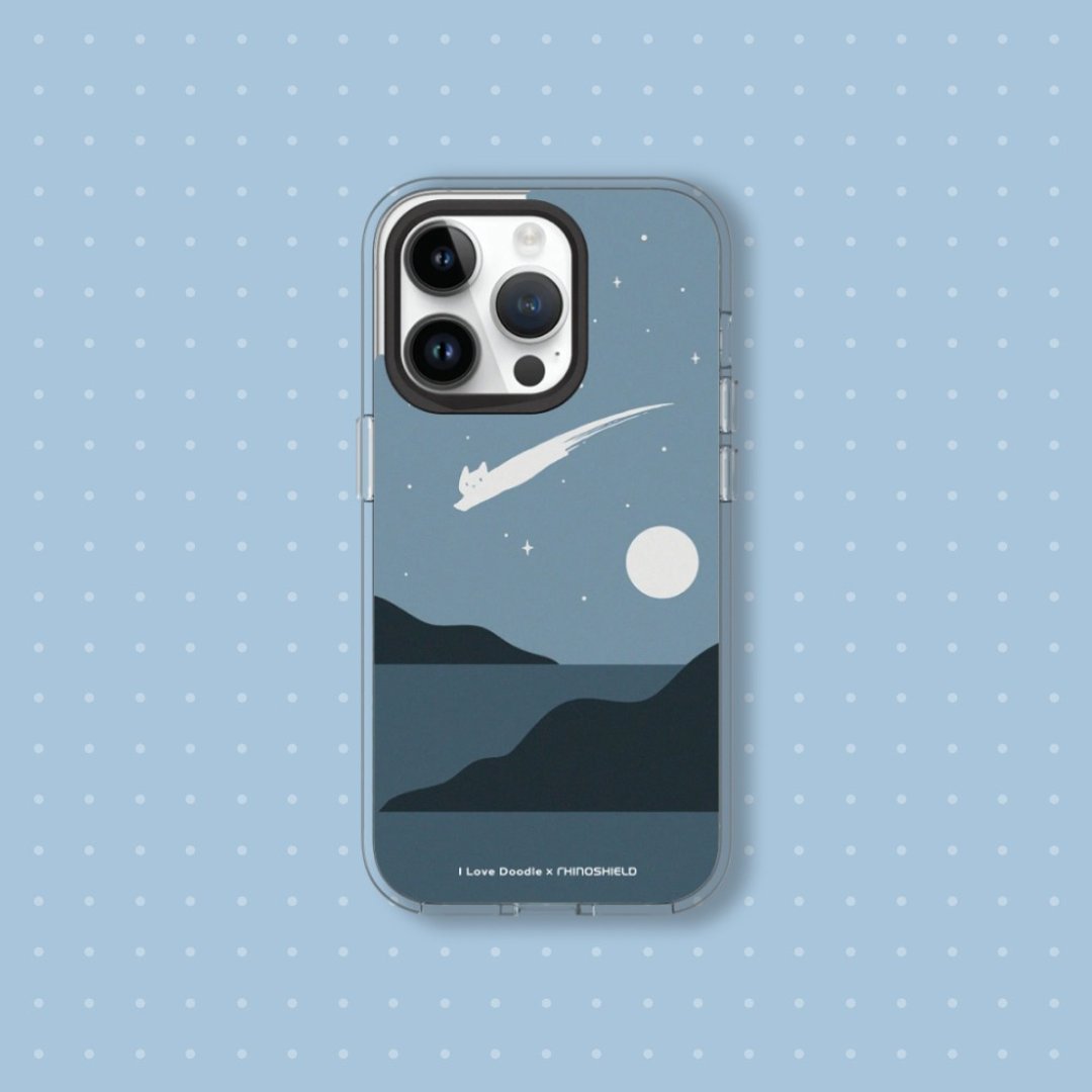 Clear透明防摔手机壳∣ilovedoodle/猫咪流星 for iPhone - 手机配件 - 塑料 透明