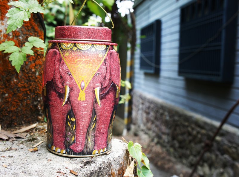 红色经典大象茶罐(英式早餐茶/40个热封式茶包) - 茶 - 新鲜食材 红色