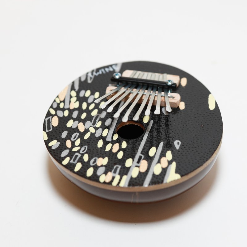 椰壳 拇指琴Kalimba_黑油_公平贸易 - 吉他/乐器 - 木头 多色