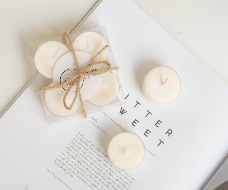 【精品香调】试香小蜡烛・居家良品・天然大豆蜡-JUNO Candle - 蜡烛/烛台 - 蜡 白色